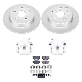 PowerStop® - Z23 Evolution Sport Plain Rear Brake Kit with Calipers