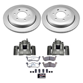 PowerStop® - Z36 Extreme Plain Rear Brake Kit with Calipers