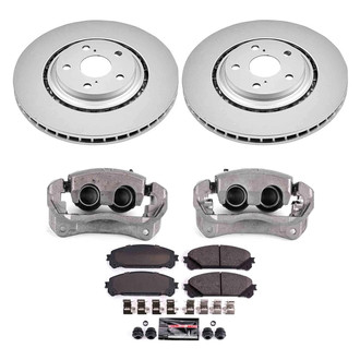 PowerStop® - Z23 Evolution Sport Plain Front Brake Kit with Calipers