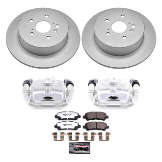 PowerStop® - Z36 Extreme Plain Rear Brake Kit with Calipers