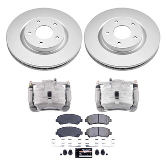 PowerStop® - Z23 Evolution Sport Plain Front Brake Kit with Calipers