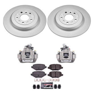 PowerStop® - Z23 Evolution Sport Plain Rear Brake Kit with Calipers