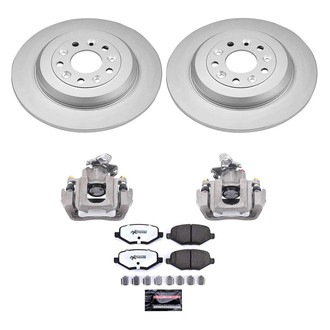 PowerStop® - Z36 Extreme Plain Rear Brake Kit with Calipers