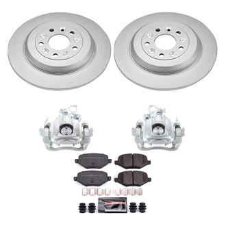 PowerStop® - Z23 Evolution Sport Plain Rear Brake Kit with Calipers