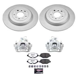 PowerStop® - Z36 Extreme Plain Rear Brake Kit with Calipers