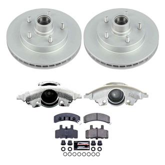 PowerStop® - Z23 Evolution Sport Plain Front Brake Kit with Calipers