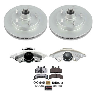 PowerStop® - Z36 Extreme Plain Front Brake Kit with Calipers