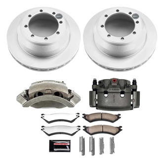PowerStop® - Z36 Extreme Plain Rear Brake Kit with Calipers