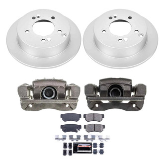 PowerStop® - Z23 Evolution Sport Plain Rear Brake Kit with Calipers
