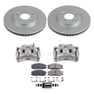 PowerStop® - Z23 Evolution Sport Plain Front Brake Kit with Calipers