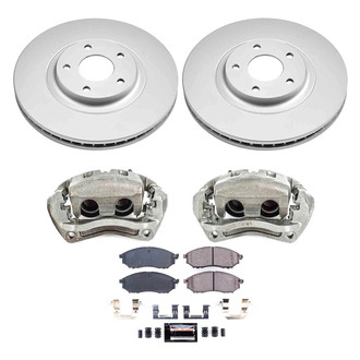 PowerStop® - Z23 Evolution Sport Plain Front Brake Kit with Calipers