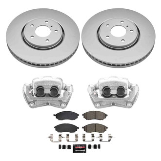 PowerStop® - Z23 Evolution Sport Plain Front Brake Kit with Calipers