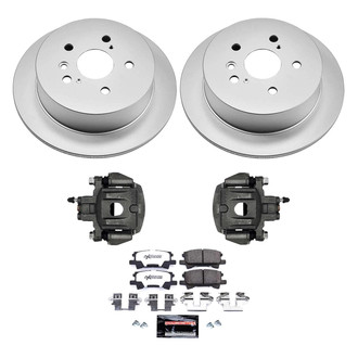 PowerStop® - Z36 Extreme Plain Rear Brake Kit with Calipers