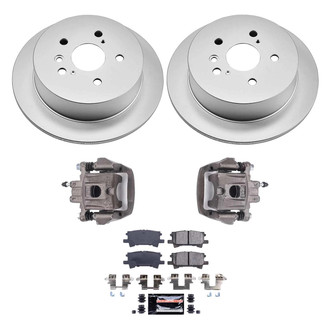PowerStop® - Z23 Evolution Sport Plain Rear Brake Kit with Calipers