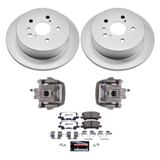 PowerStop® - Z36 Extreme Plain Rear Brake Kit with Calipers