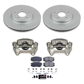 PowerStop® - Z23 Evolution Sport Plain Front Brake Kit with Calipers