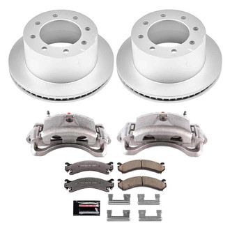 PowerStop® - Z36 Extreme Plain Rear Brake Kit with Calipers