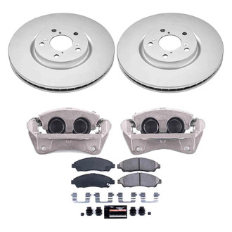 PowerStop® - Z23 Evolution Sport Plain Front Brake Kit with Calipers