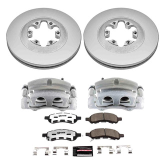 PowerStop® - Z36 Extreme Plain Front Brake Kit with Calipers