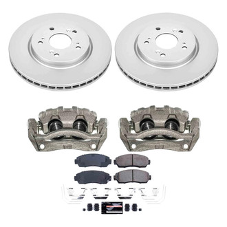 PowerStop® - Z23 Evolution Sport Plain Front Brake Kit with Calipers