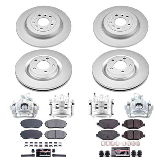 PowerStop® - Z23 Evolution Sport Plain Front and Rear Brake Kit with Calipers
