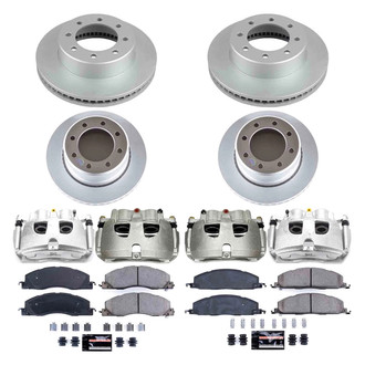 PowerStop® - Z23 Evolution Sport Plain Front and Rear Brake Kit with Calipers