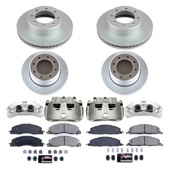 PowerStop® - Z23 Evolution Sport Plain Front and Rear Brake Kit with Calipers