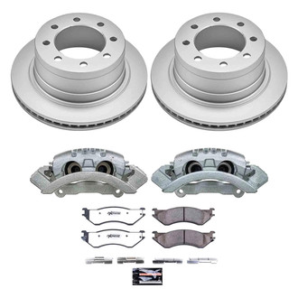 PowerStop® - Z36 Extreme Plain Rear Brake Kit with Calipers