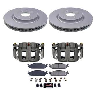 PowerStop® - Z23 Evolution Sport Plain Front Brake Kit with Calipers