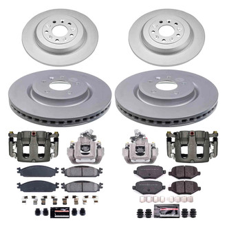 PowerStop® - Z23 Evolution Sport Plain Front and Rear Brake Kit with Calipers