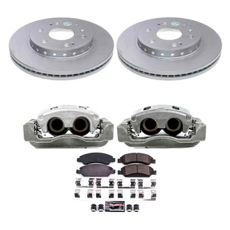 PowerStop® - Z23 Evolution Sport Plain Front Brake Kit with Calipers