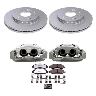 PowerStop® - Z36 Extreme Plain Front Brake Kit with Calipers