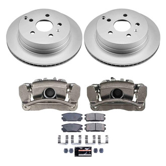 PowerStop® - Z23 Evolution Sport Plain Rear Brake Kit with Calipers
