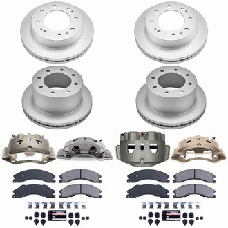PowerStop® - Z23 Evolution Sport Plain Front and Rear Brake Kit with Calipers