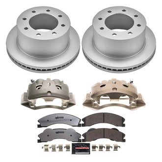 PowerStop® - Z36 Extreme Plain Rear Brake Kit with Calipers