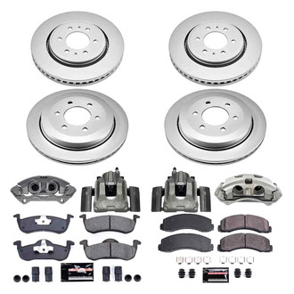 PowerStop® - Z23 Evolution Sport Plain Front and Rear Brake Kit with Calipers