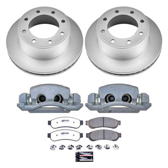 PowerStop® - Z36 Extreme Plain Rear Brake Kit with Calipers