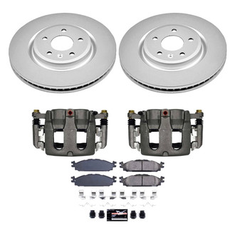 PowerStop® - Z23 Evolution Sport Plain Front Brake Kit with Calipers