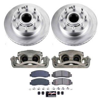 PowerStop® - Z23 Evolution Sport Plain Front Brake Kit with Calipers