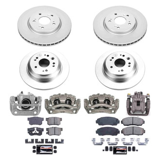 PowerStop® - Z23 Evolution Sport Plain Front and Rear Brake Kit with Calipers
