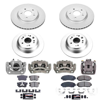 PowerStop® - Z23 Evolution Sport Plain Front and Rear Brake Kit with Calipers