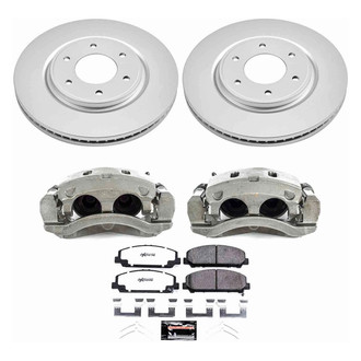 PowerStop® - Z36 Extreme Plain Front Brake Kit with Calipers