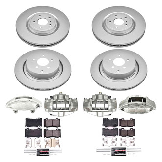 PowerStop® - Z23 Evolution Sport Plain Front and Rear Brake Kit with Calipers