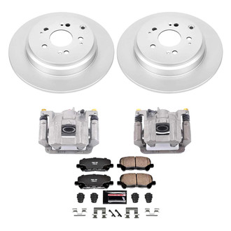 PowerStop® - Z23 Evolution Sport Plain Rear Brake Kit with Calipers