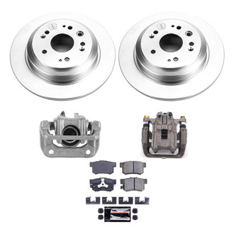 PowerStop® - Z23 Evolution Sport Plain Rear Brake Kit with Calipers