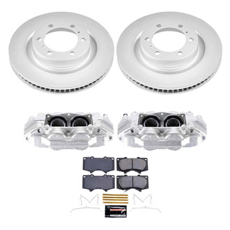 PowerStop® - Z23 Evolution Sport Plain Front Brake Kit with Calipers