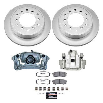 PowerStop® - Z36 Extreme Plain Rear Brake Kit with Calipers