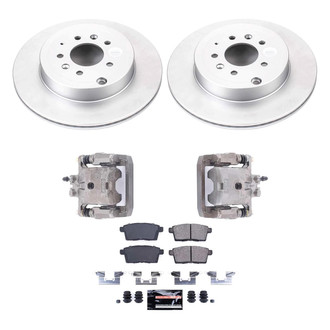 PowerStop® - Z23 Evolution Sport Plain Rear Brake Kit with Calipers