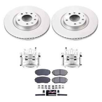 PowerStop® - Z23 Evolution Sport Plain Front Brake Kit with Calipers