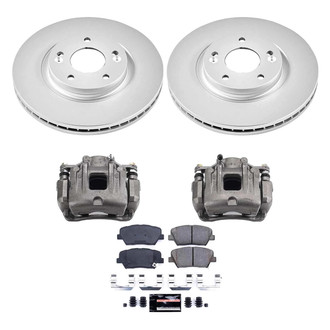 PowerStop® - Z23 Evolution Sport Plain Front Brake Kit with Calipers
